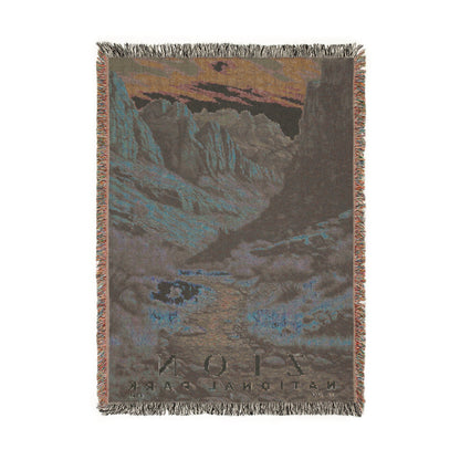 Zion National Park Woven Blanket | S02