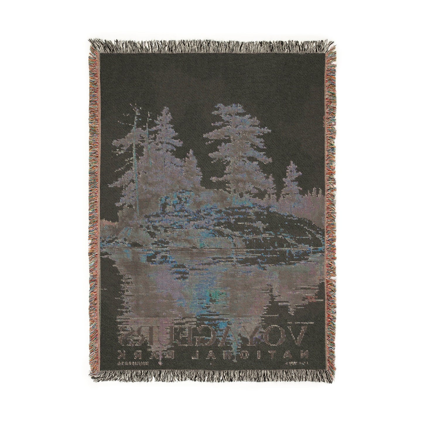 Voyageurs National Park Woven Blanket | S04