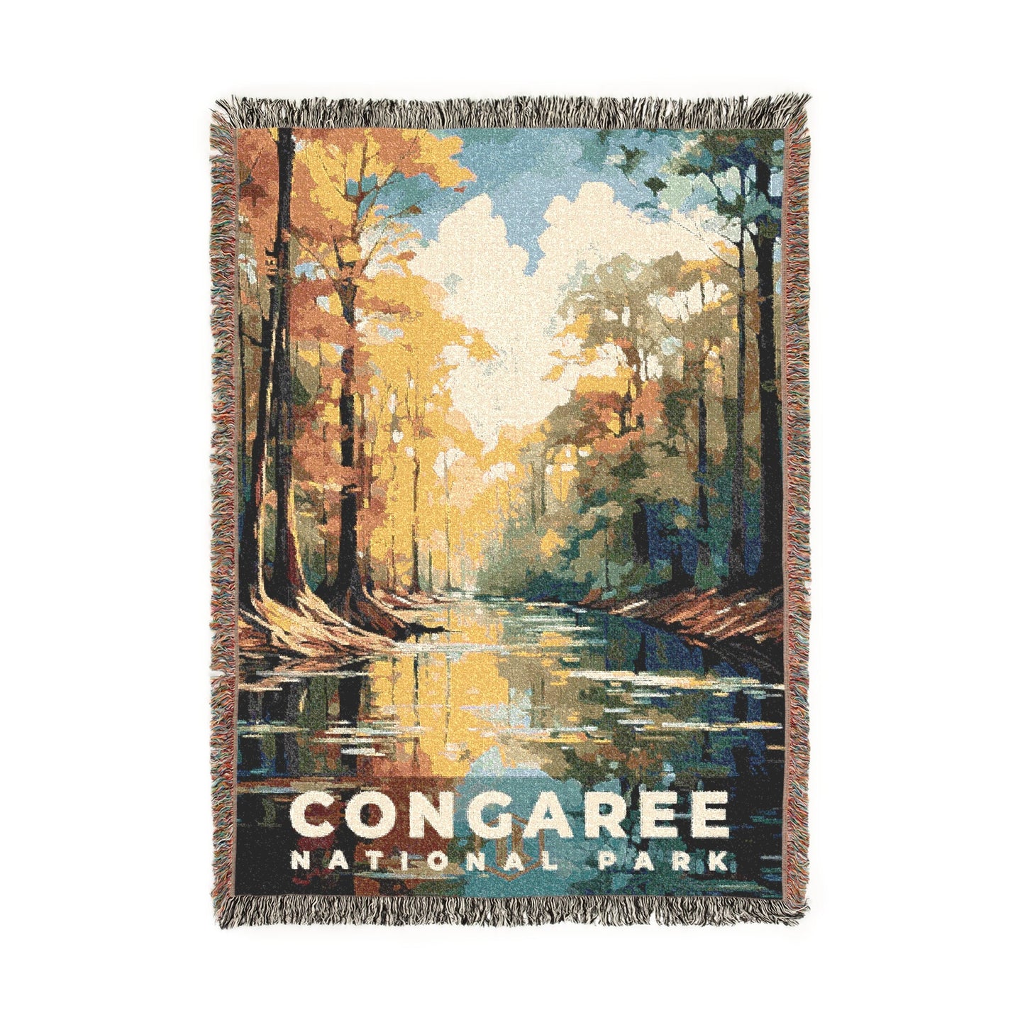 Congaree National Park Woven Blanket | S06