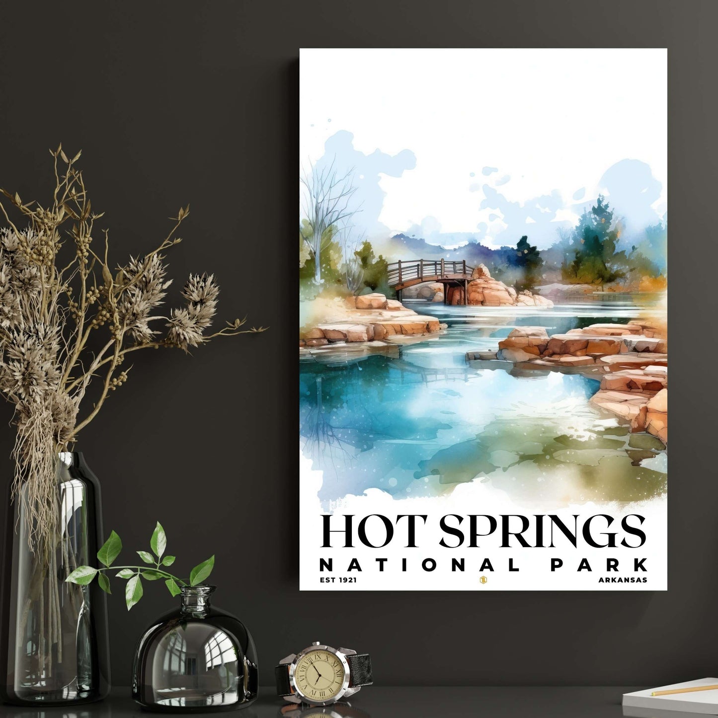 Hot Springs National Park Poster | S04