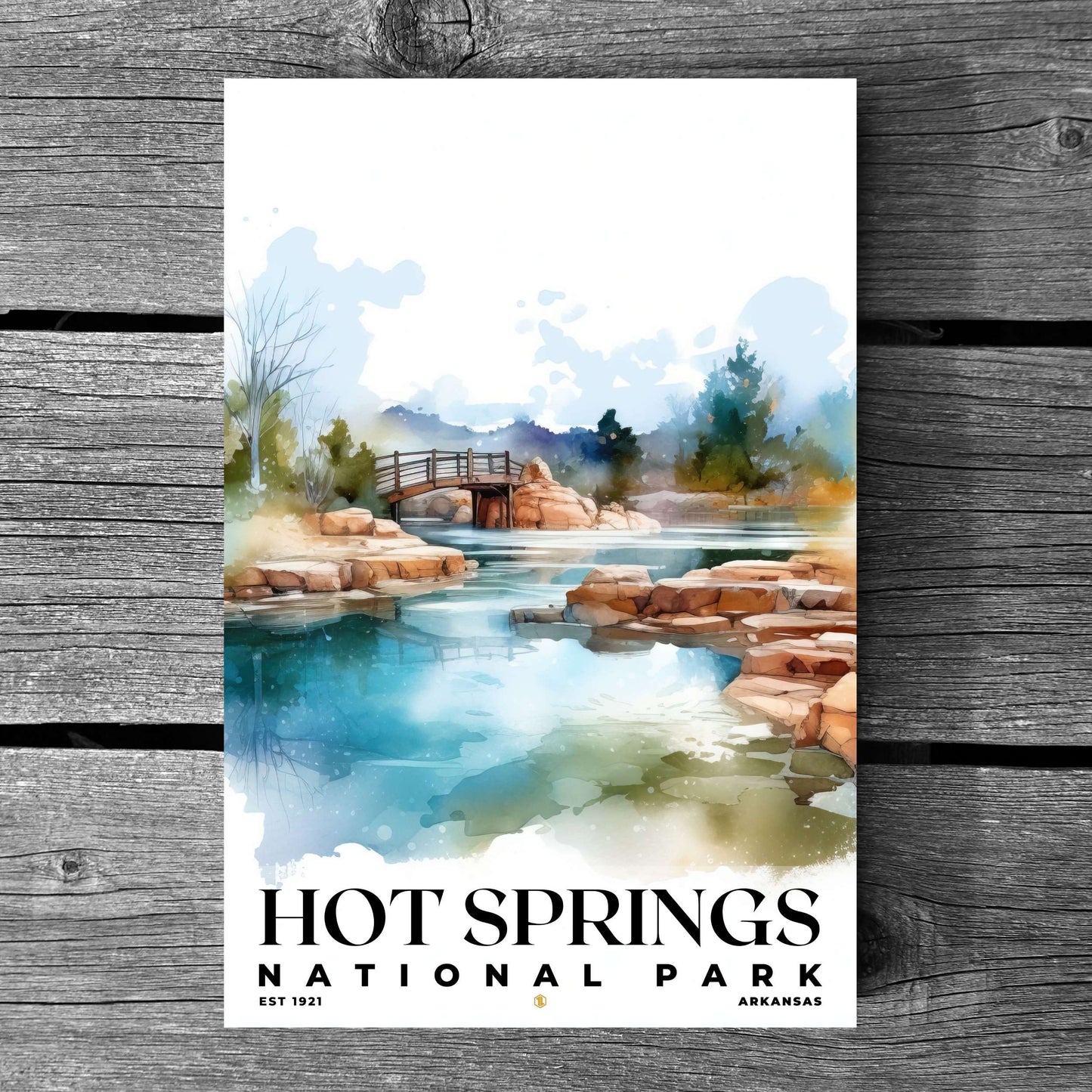 Hot Springs National Park Poster | S04