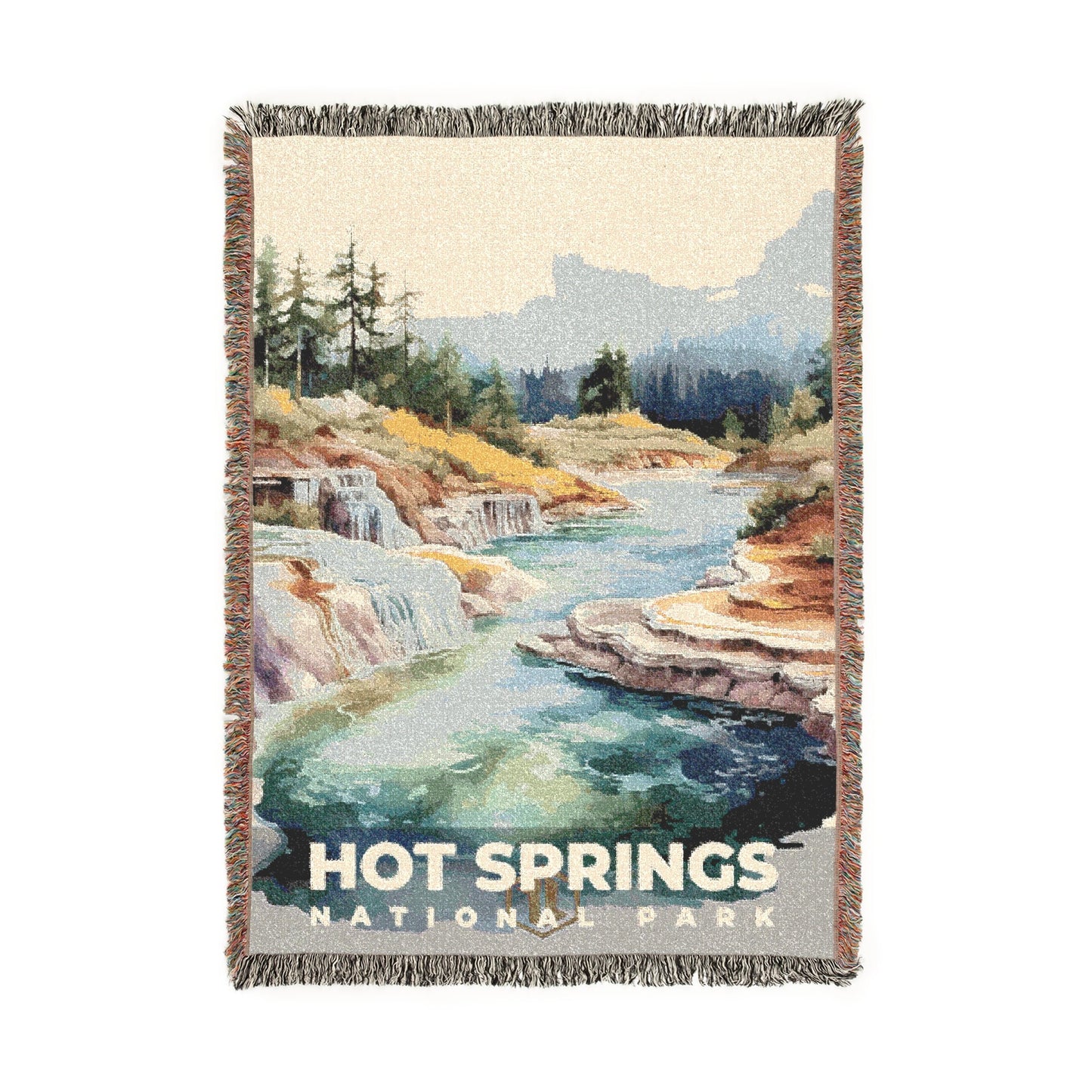 Hot Springs National Park Woven Blanket | S08