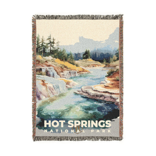 Hot Springs National Park Woven Blanket | S08