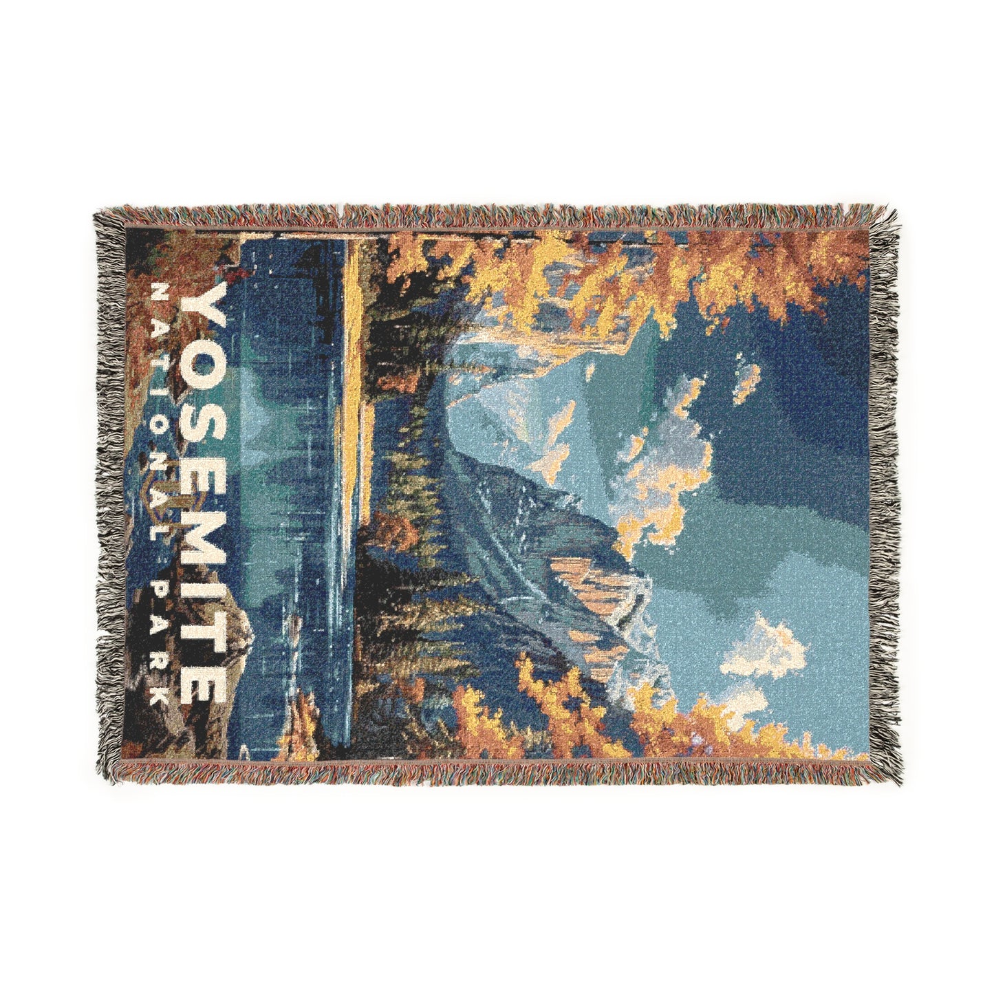 Yosemite National Park Woven Blanket | S16