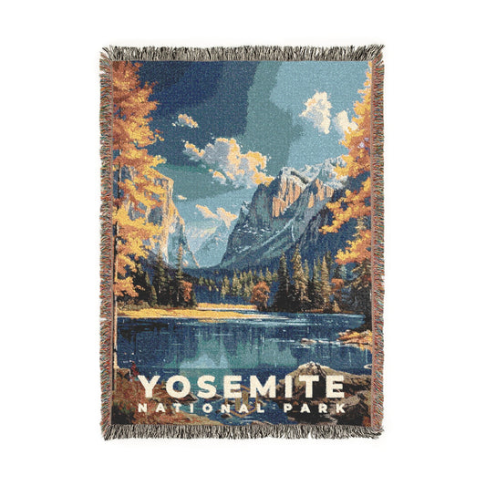 Yosemite National Park Woven Blanket | S16