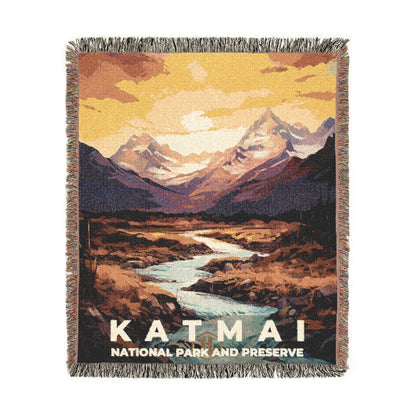 Katmai National Park Woven Blanket | S06