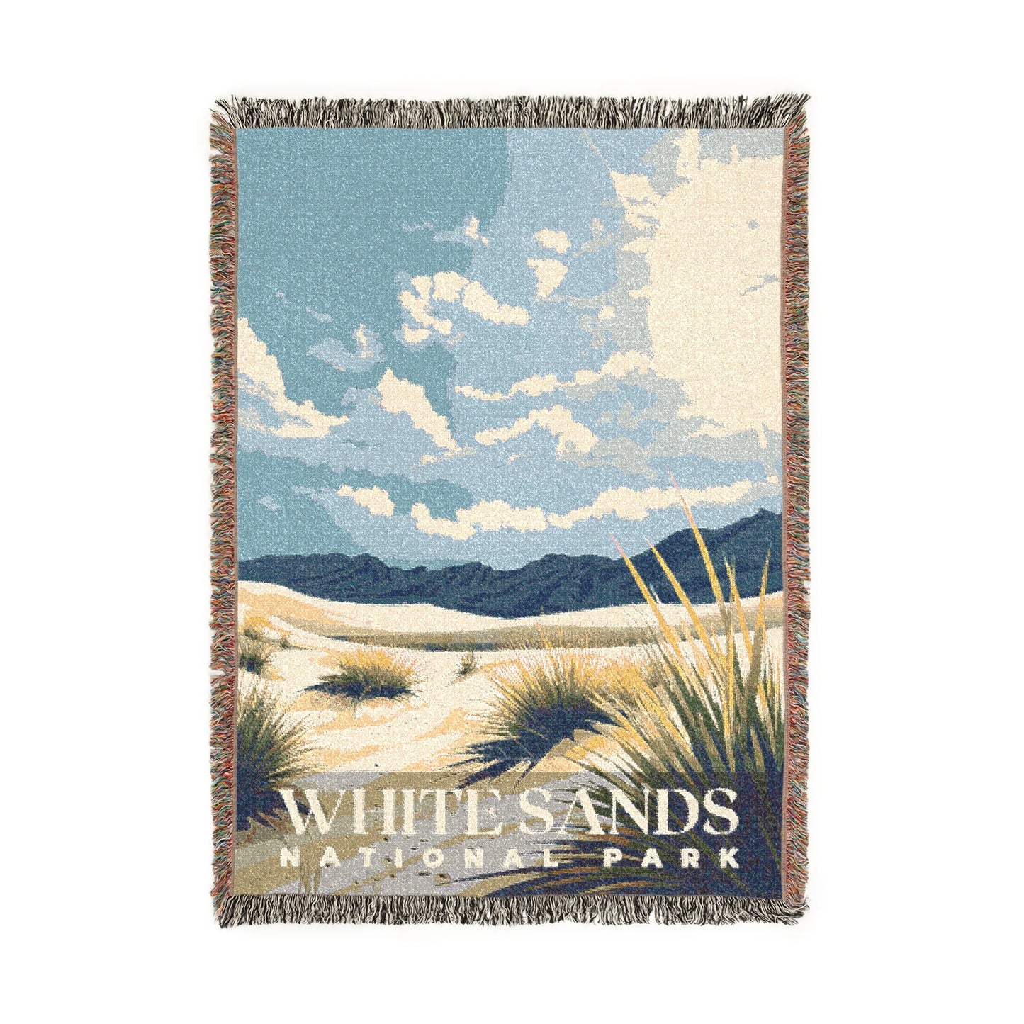 White Sands National Park Woven Blanket | S01