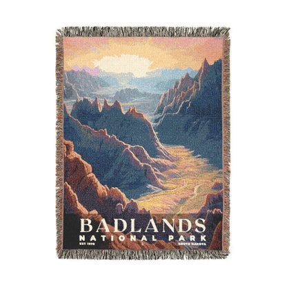 Badlands National Park Woven Blanket | S02