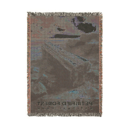 Petrified Forest National Park Woven Blanket | S12