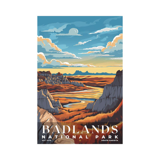 Badlands National Park Poster | S05