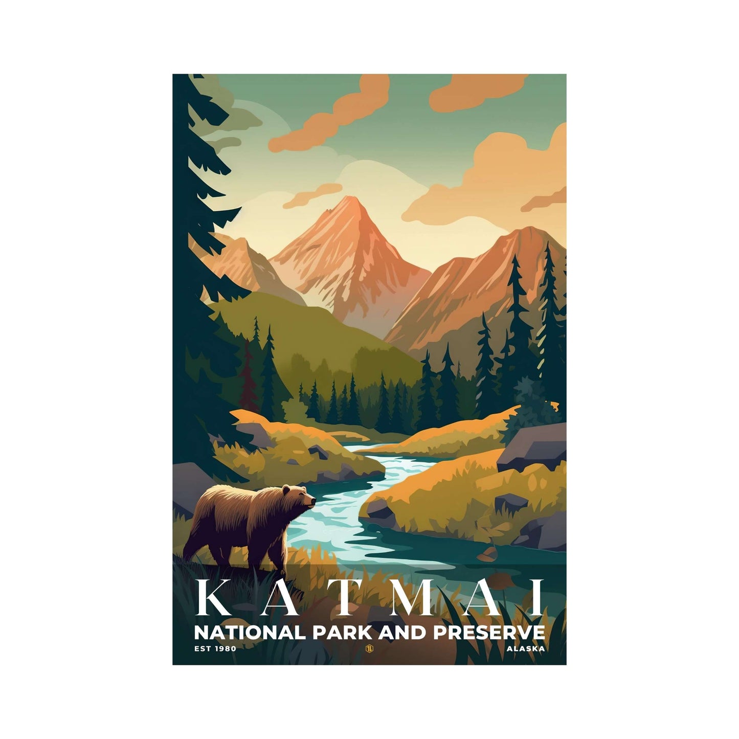 Katmai National Park Poster | S05