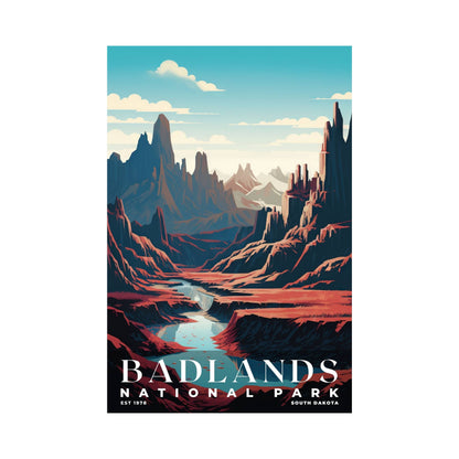 Badlands National Park Poster | S03