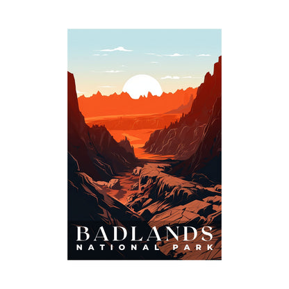 Badlands National Park Poster | S01