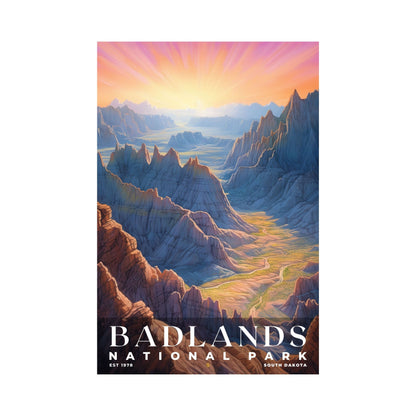 Badlands National Park Poster | S02