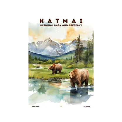 Katmai National Park Poster | S08