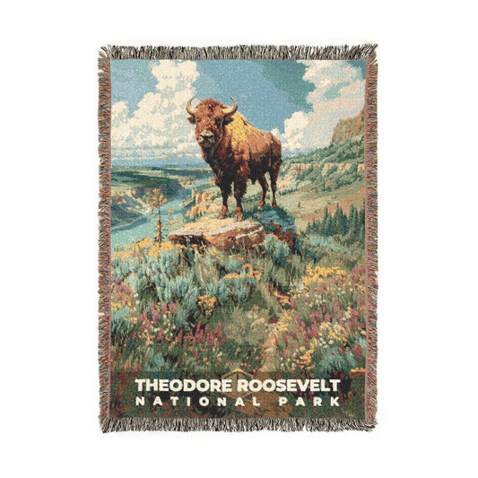 Theodore Roosevelt National Park Woven Blanket | S18