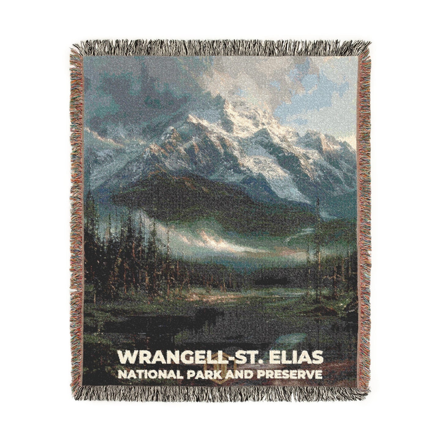Wrangell-St. Elias National Park Woven Blanket | S12