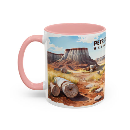 Petrified Forest National Park Mug | Accent Coffee Mug (11, 15oz)