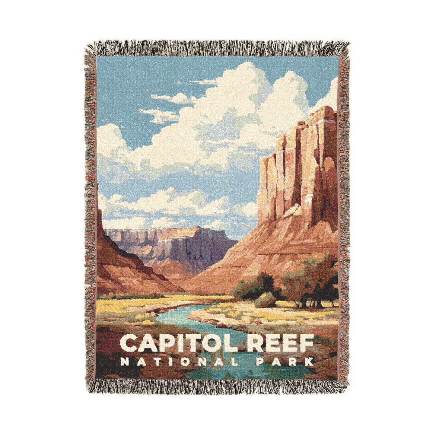 Capitol Reef National Park Woven Blanket | S06