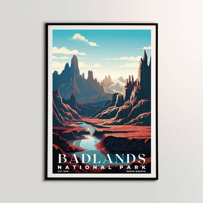 Badlands National Park Poster | S03