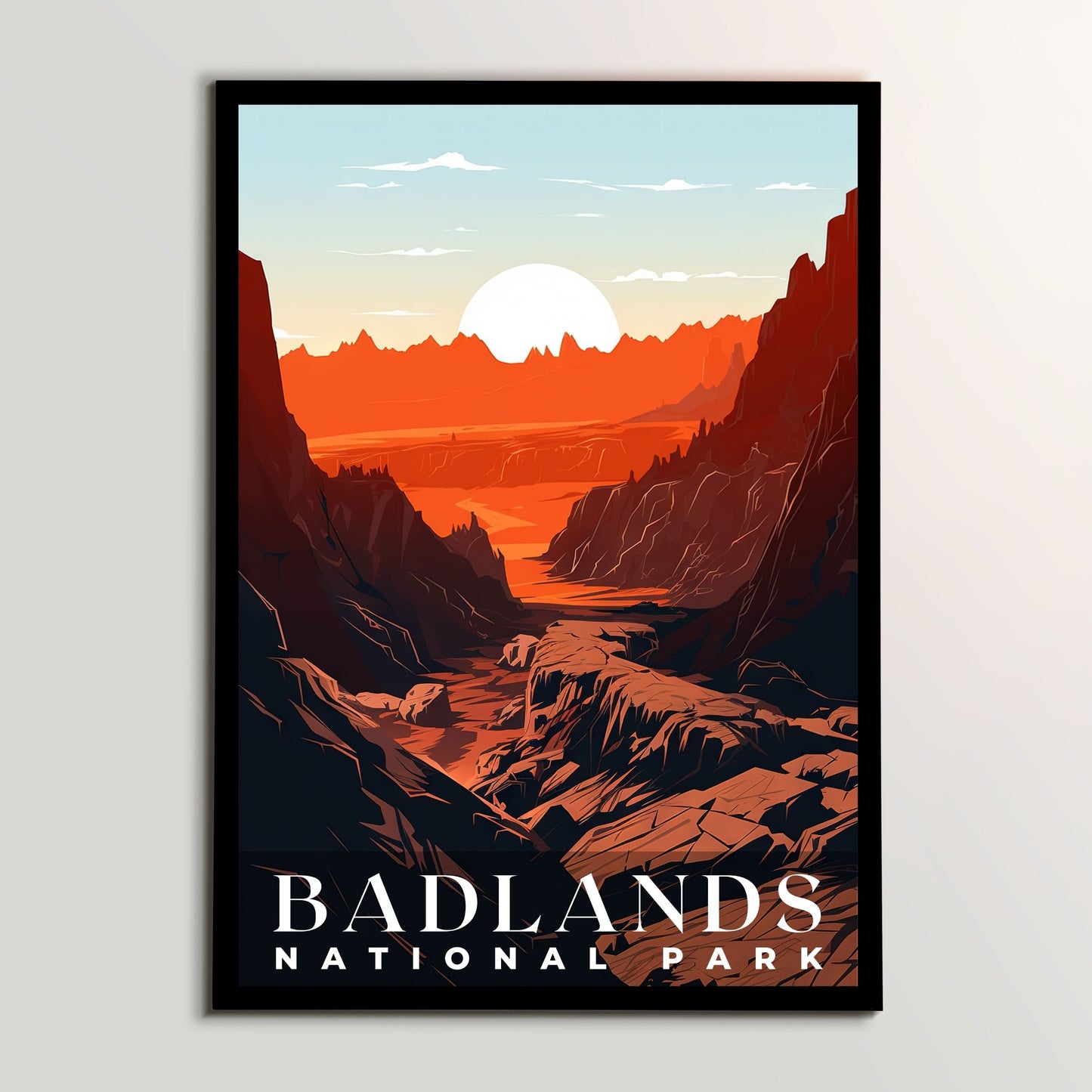 Badlands National Park Poster | S01