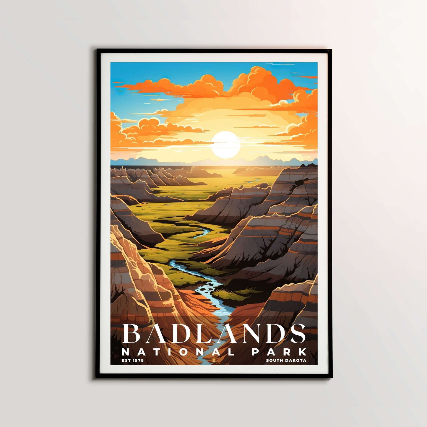 Badlands National Park Poster | S07