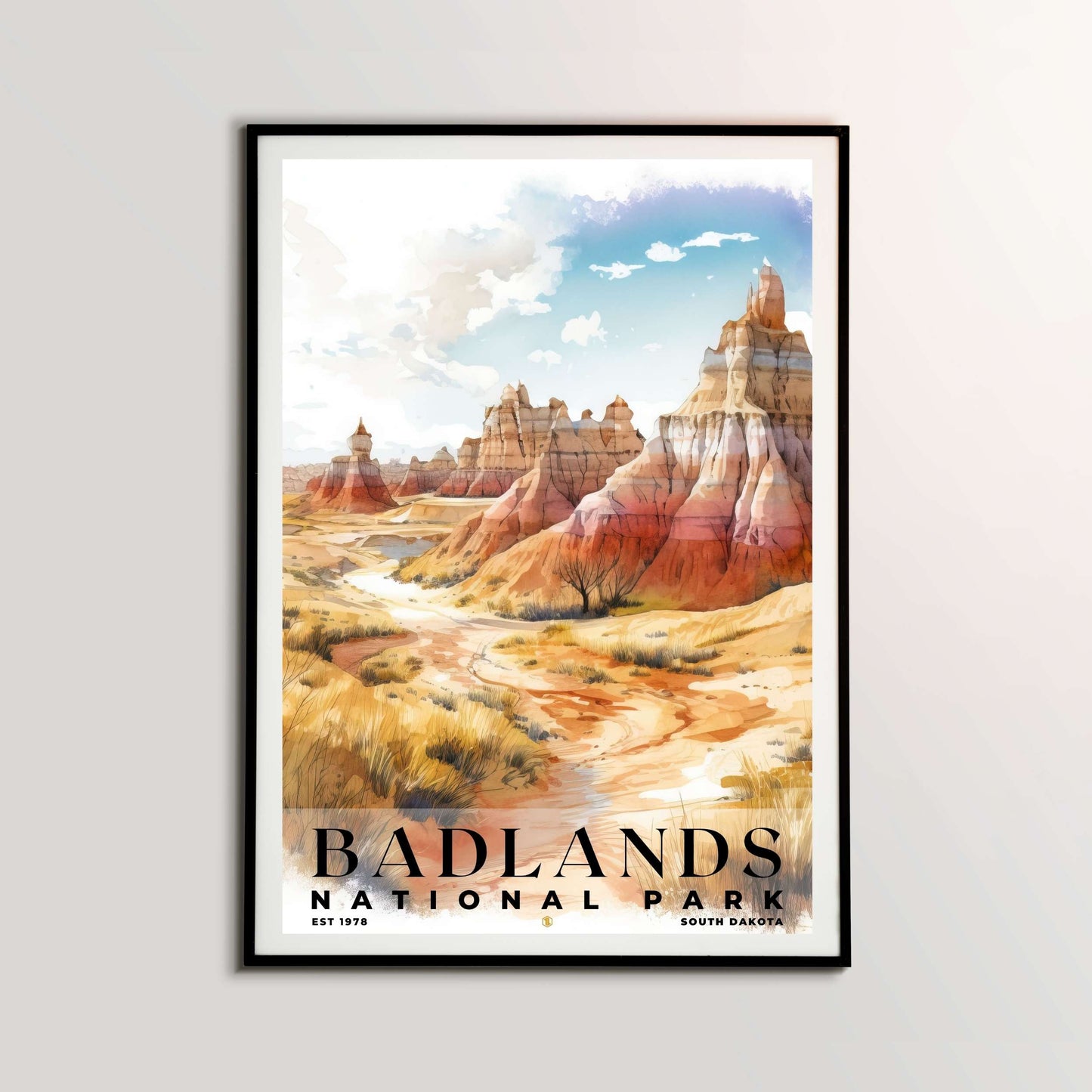 Badlands National Park Poster | S04