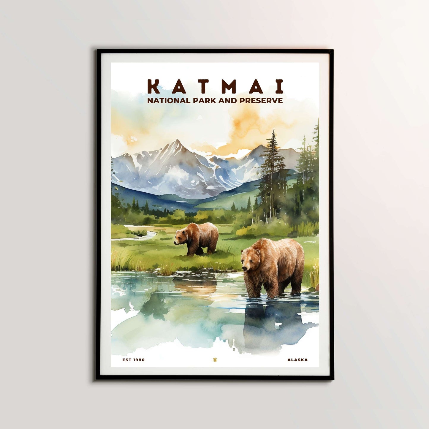 Katmai National Park Poster | S08