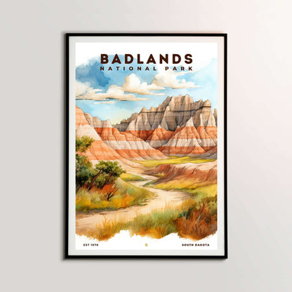 Badlands National Park Poster | S08