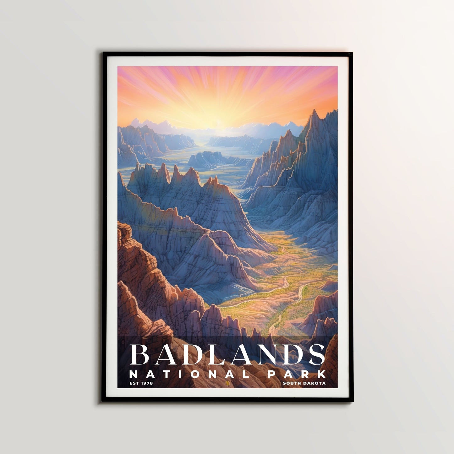 Badlands National Park Poster | S02