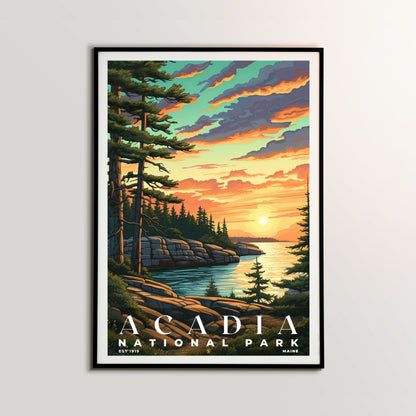 Acadia National Park Poster | S02