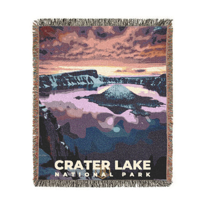 Crater Lake National Park Woven Blanket | S10