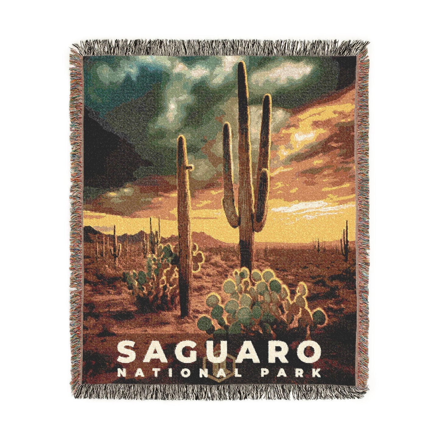 Saguaro National Park Woven Blanket | S10