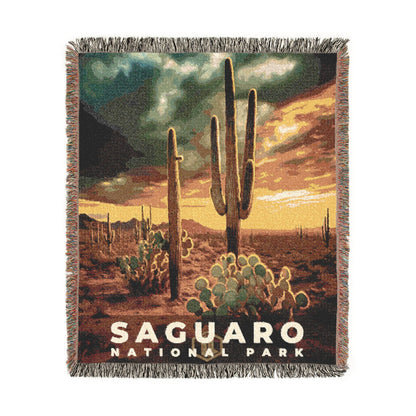 Saguaro National Park Woven Blanket | S10
