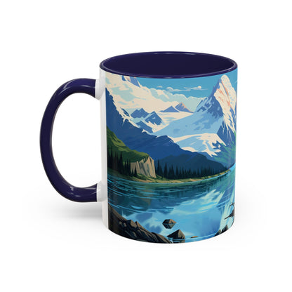 Glacier Bay National Park Mug | Accent Coffee Mug (11, 15oz)