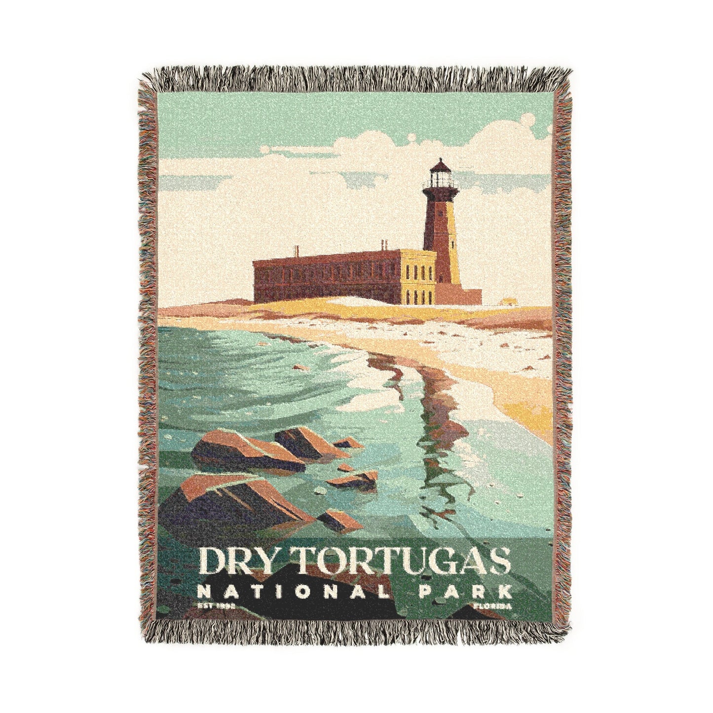 Dry Tortugas National Park Woven Blanket | S03