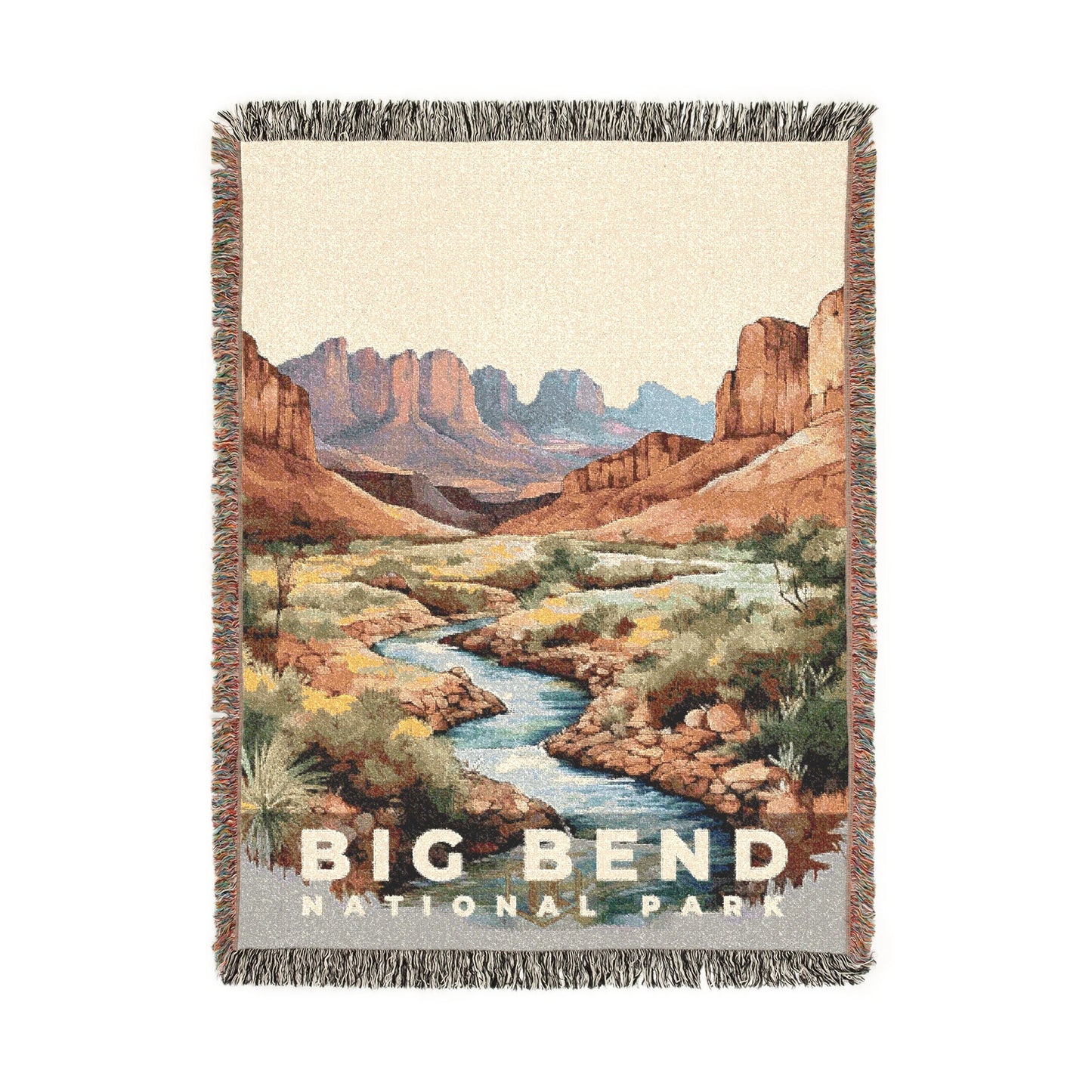 Big Bend National Park Woven Blanket | S08
