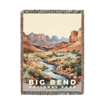 Big Bend National Park Woven Blanket | S08