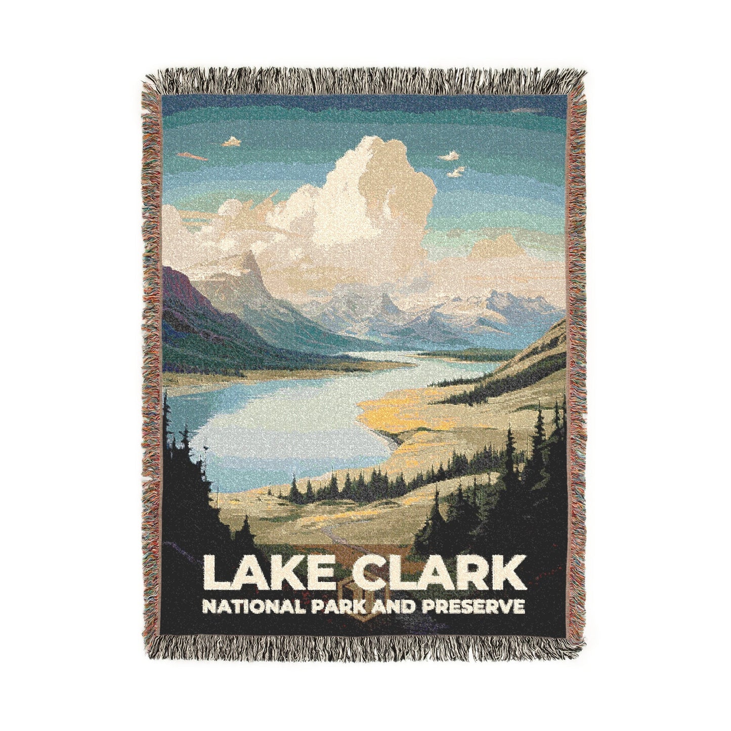 Lake Clark National Park Woven Blanket | S07