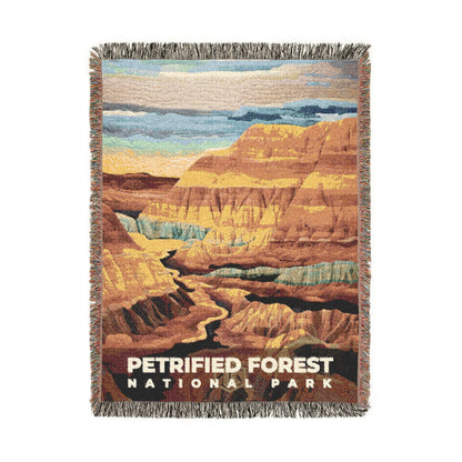 Petrified Forest National Park Woven Blanket | S09
