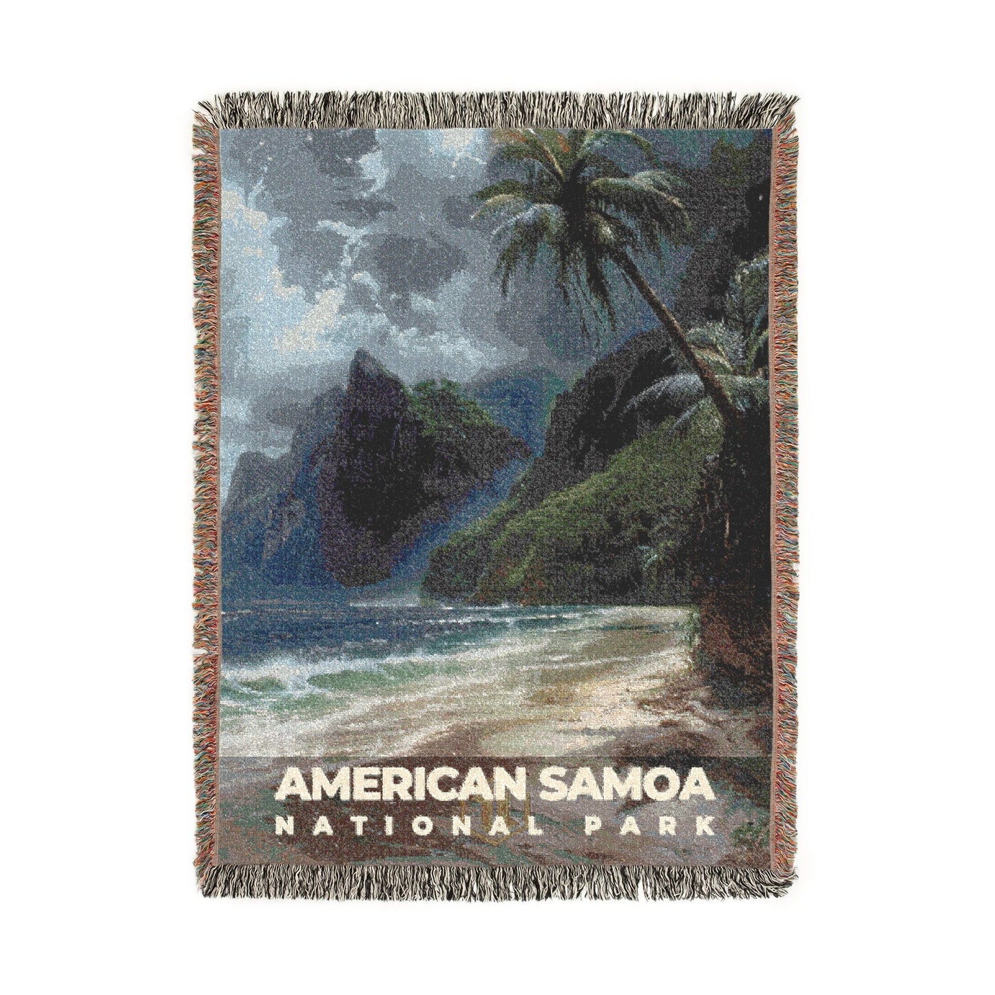 American Samoa National Park Woven Blanket | S12