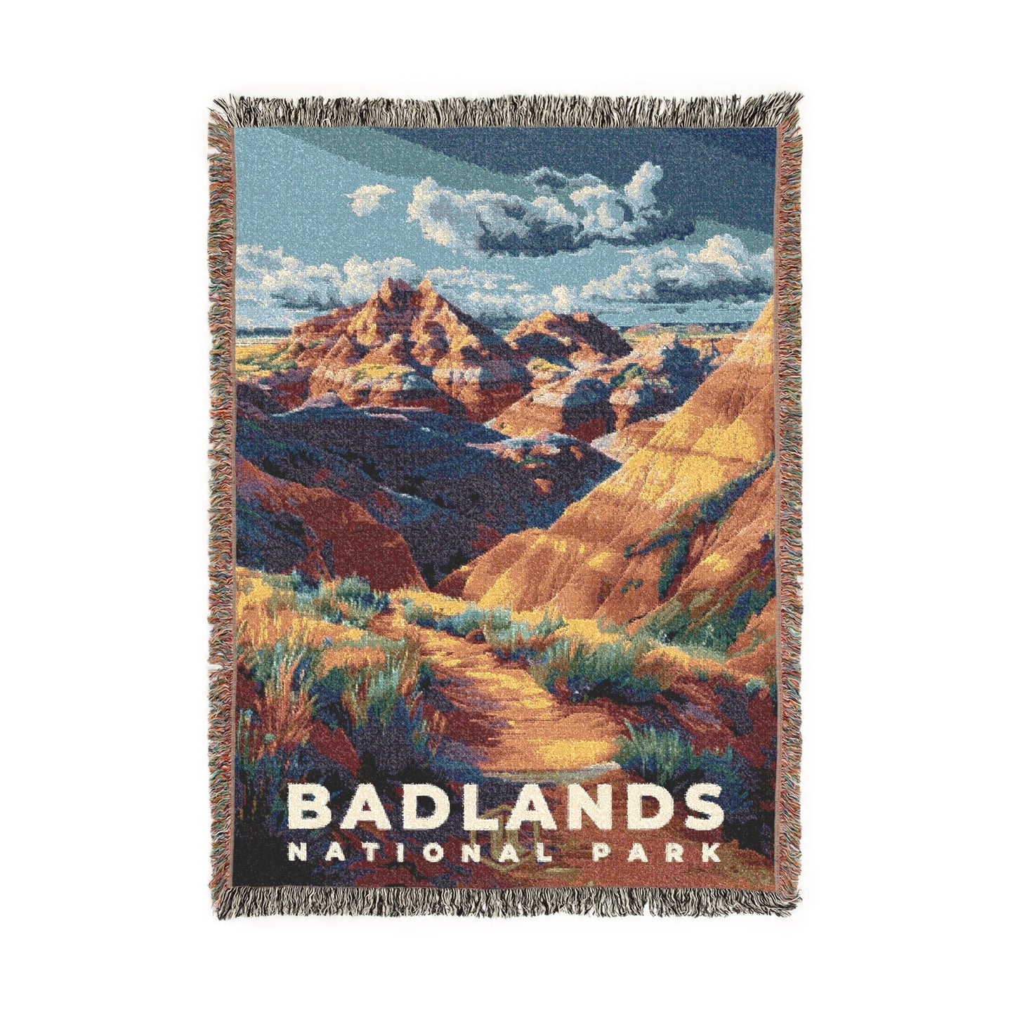 Badlands National Park Woven Blanket | S18