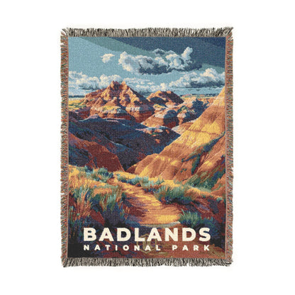 Badlands National Park Woven Blanket | S18