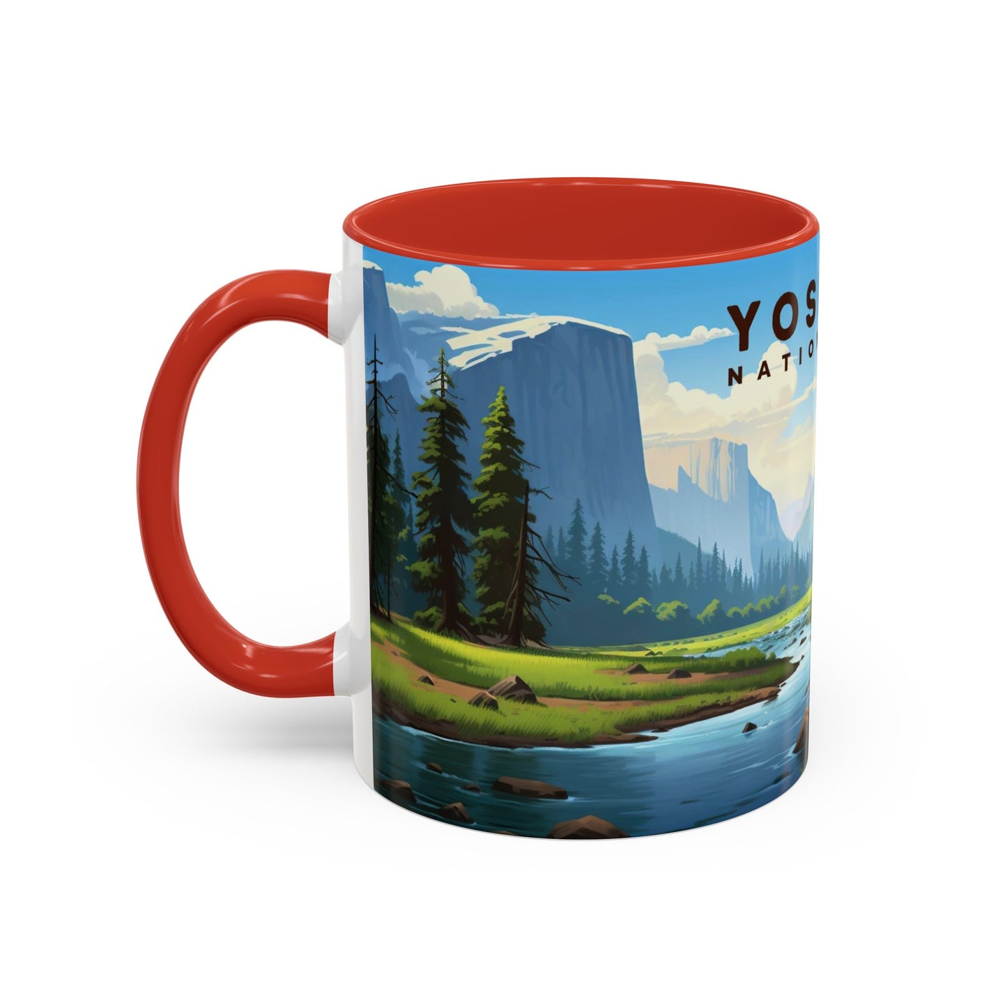 Yosemite National Park Mug | Accent Coffee Mug (11, 15oz)