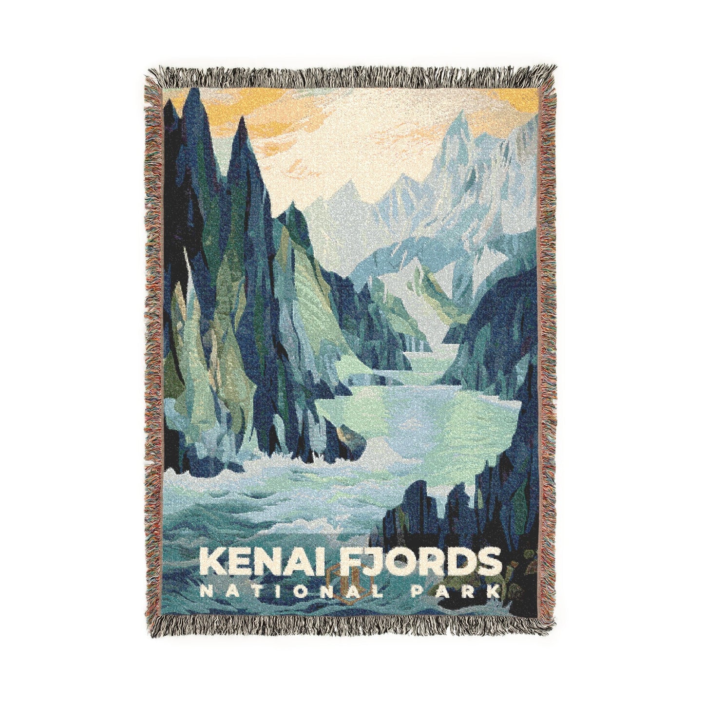 Kenai Fjords National Park Woven Blanket | S09