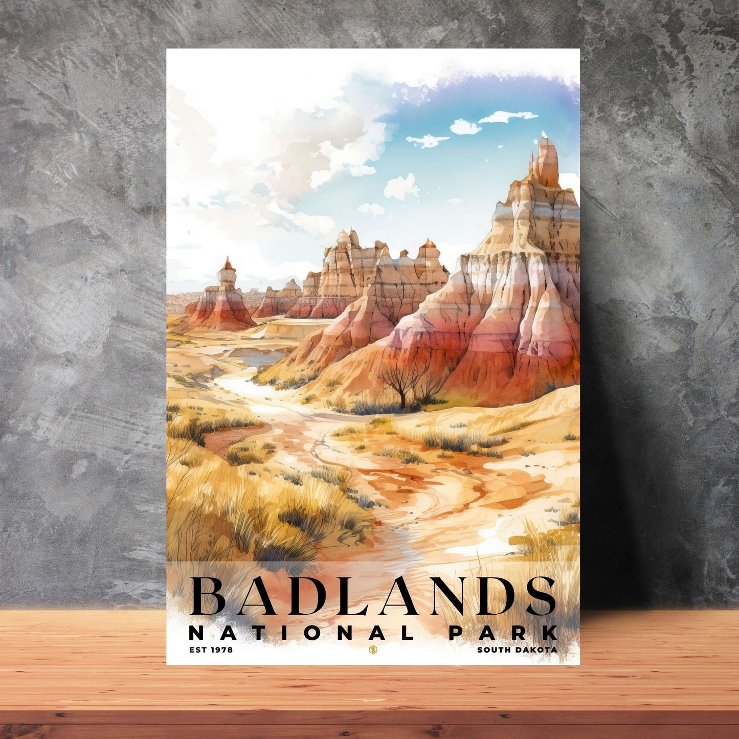 Badlands National Park Poster | S04