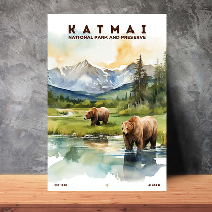 Katmai National Park Poster | S08