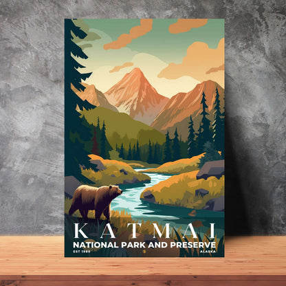 Katmai National Park Poster | S05