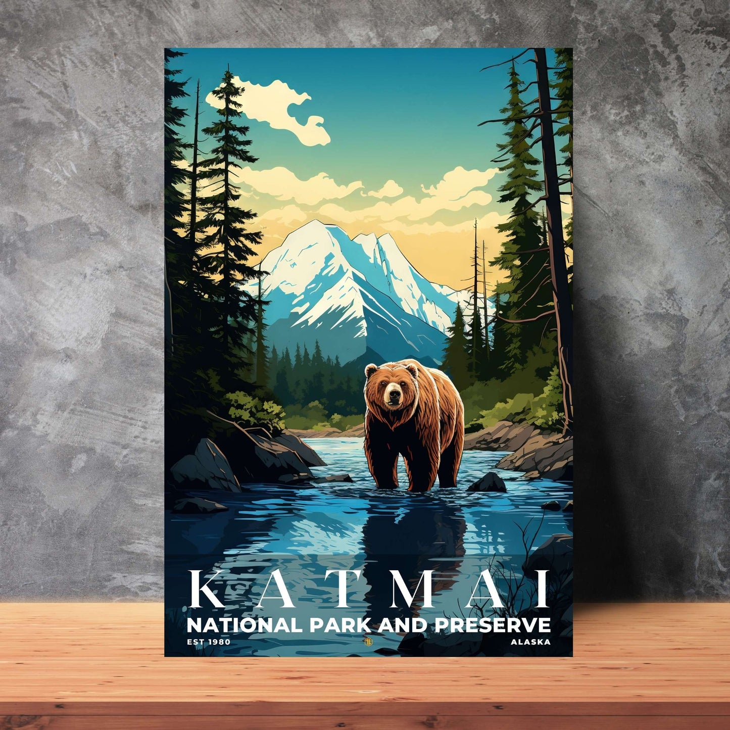 Katmai National Park Poster | S07