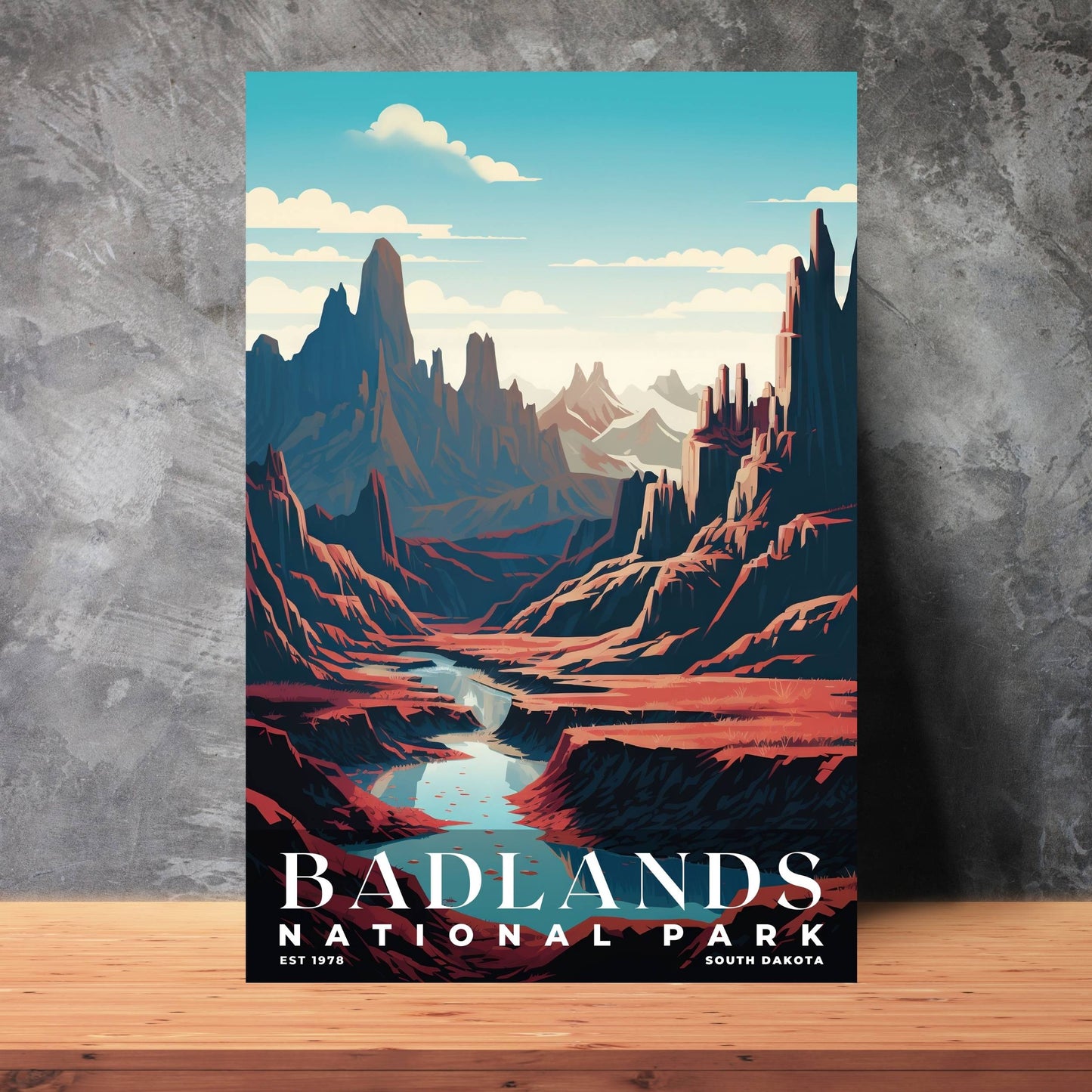 Badlands National Park Poster | S03